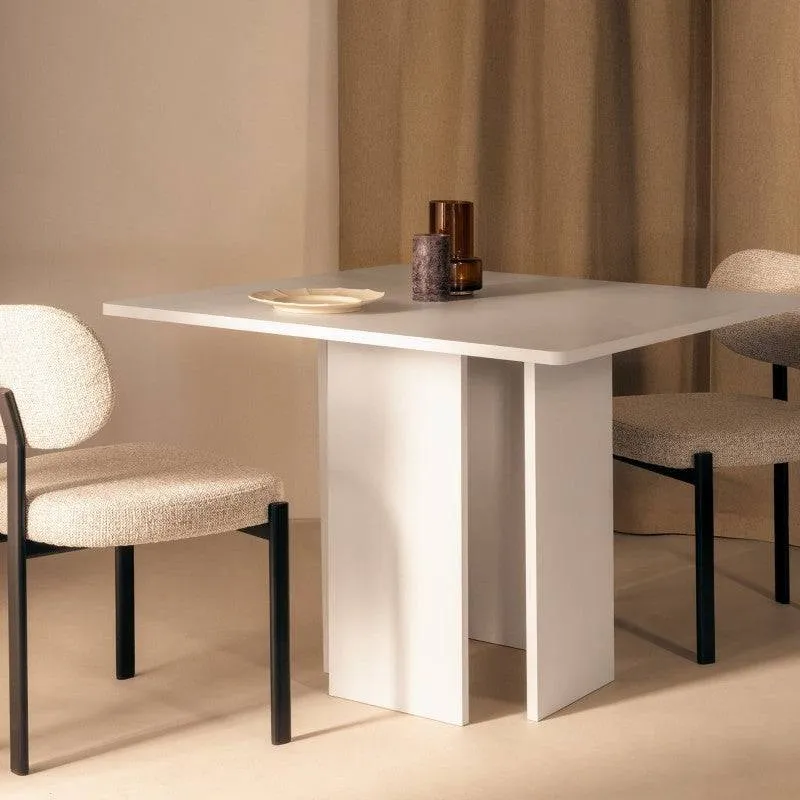 Tavolo da Pranzo ASPER 100 cm Quadrato Cashmere