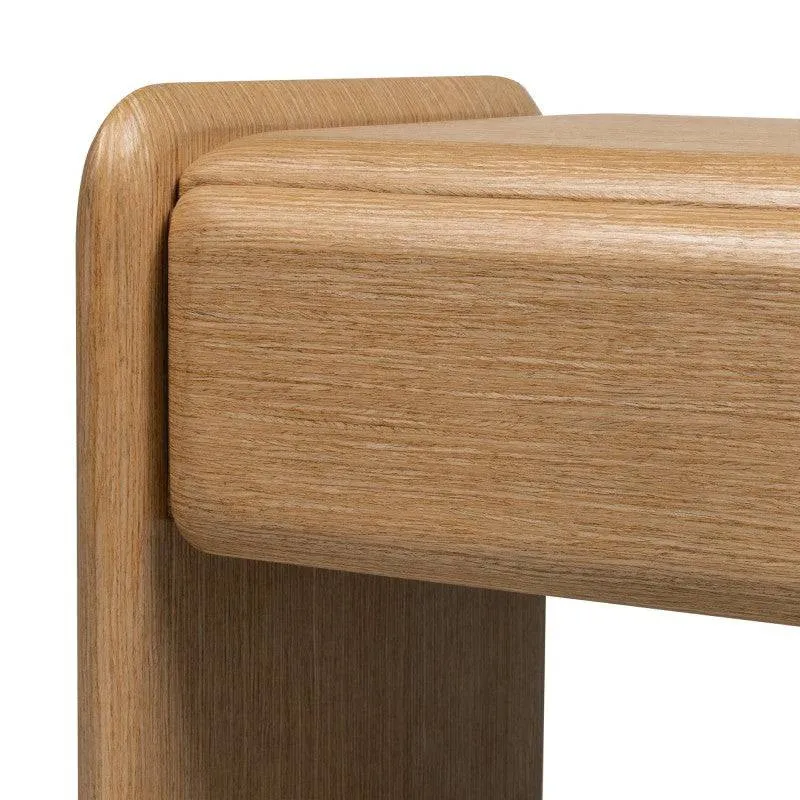Comodino OXN con cassetto, rovere naturale