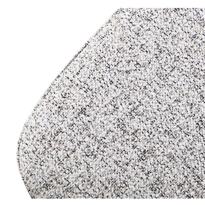 Sedia AMUL rivestita, seduta beige/gambe nere