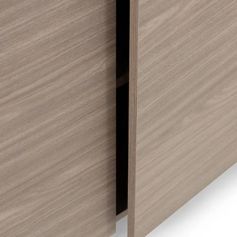 Cassettiera ANSO 4 Ante - Rovere Perlato