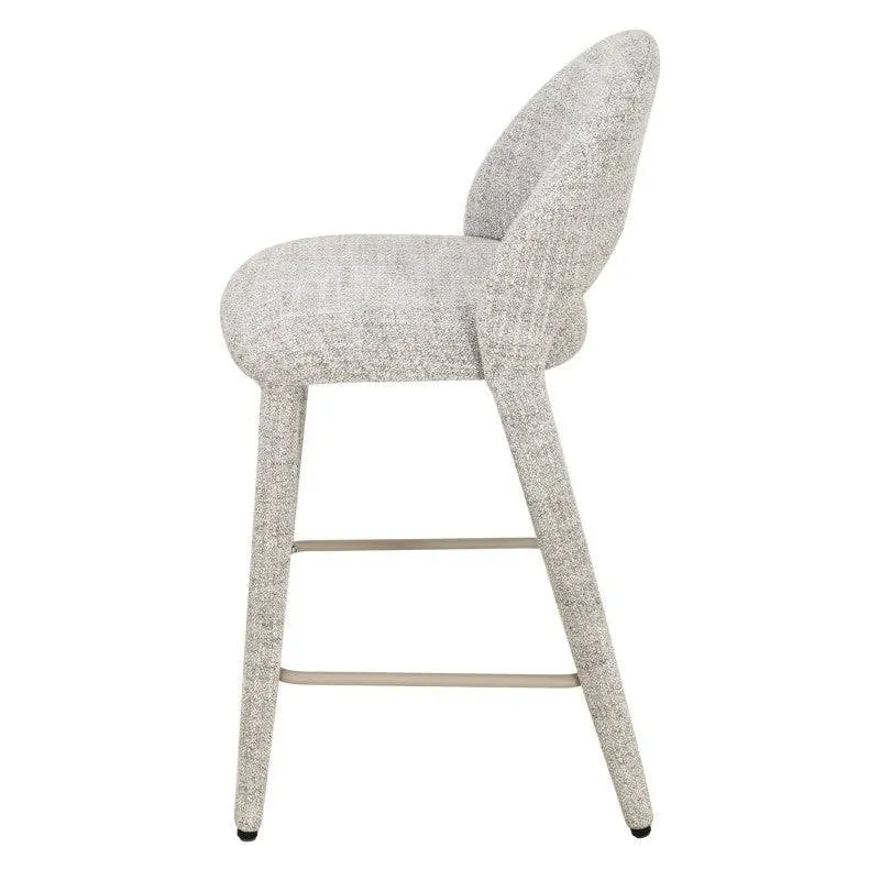 Sgabello bar LLAT, beige-marrone