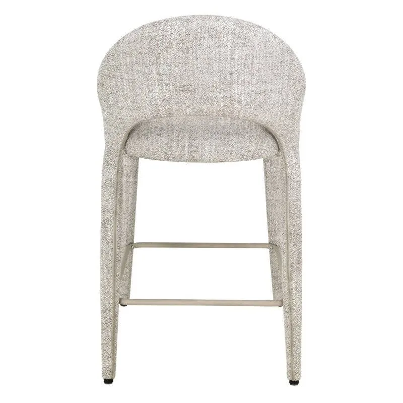 Sgabello bar LLAT, beige-marrone