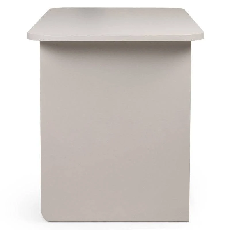 Scrivania ORELIA cashmere con gamba decorativa
