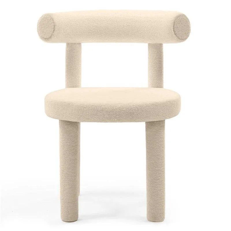 Sedia da pranzo PERER III 2.0 Crema Boucle