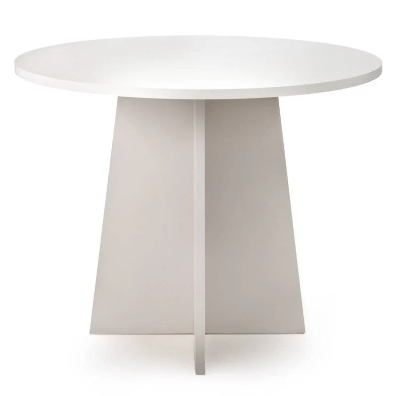 Tavolo da pranzo rotondo ERLO 100 cm, cashmere