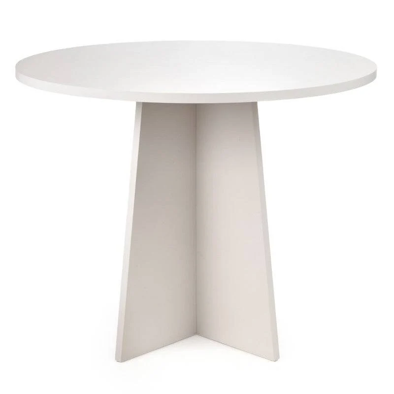 Tavolo da pranzo rotondo ERLO 100 cm, cashmere