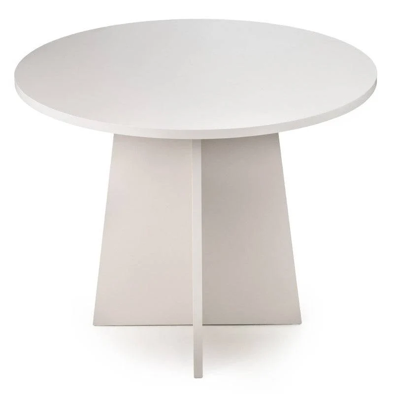 Tavolo da pranzo rotondo ERLO 100 cm, cashmere