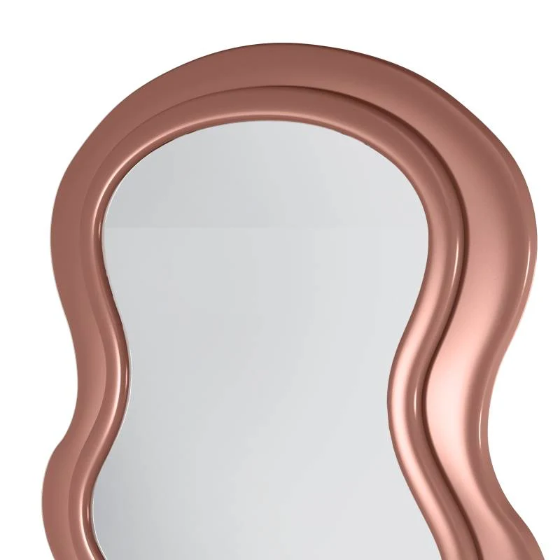 Specchio SELLEG 177x75 cm, forma organica, beige mousse