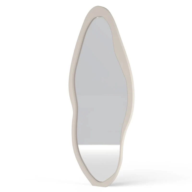 Specchio MARIMAR 180x80 cm, forma irregolare, beige chiaro