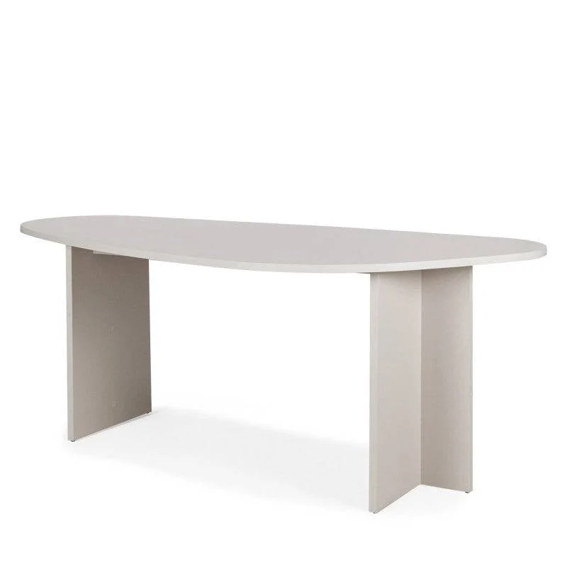 Tavolo ZEV 200 cm piano irregolare, cashmere