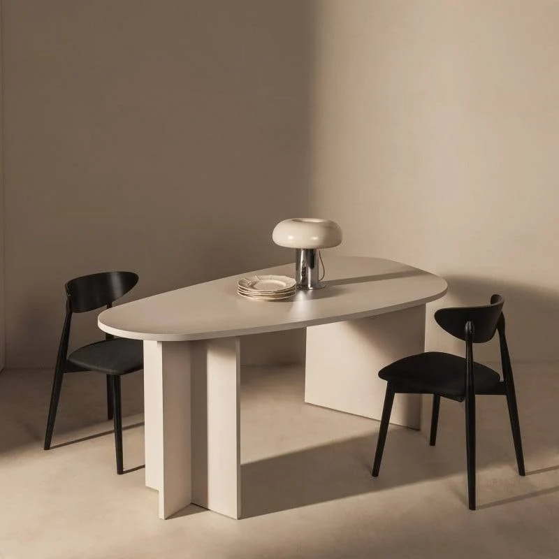Tavolo ZEV 200 cm piano irregolare, cashmere