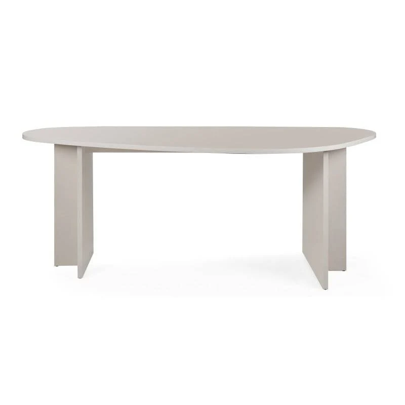 Tavolo ZEV 200 cm piano irregolare, cashmere