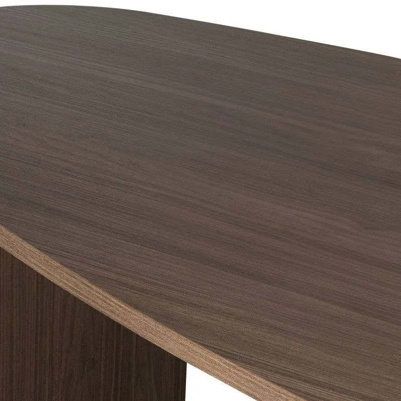 Tavolo ZEV 200 cm piano irregolare, noce Lincoln