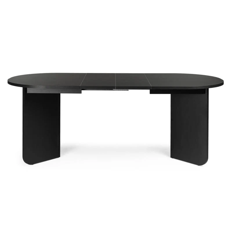 Tavolo MAUT allungabile 140-200 cm, nero struttura legno