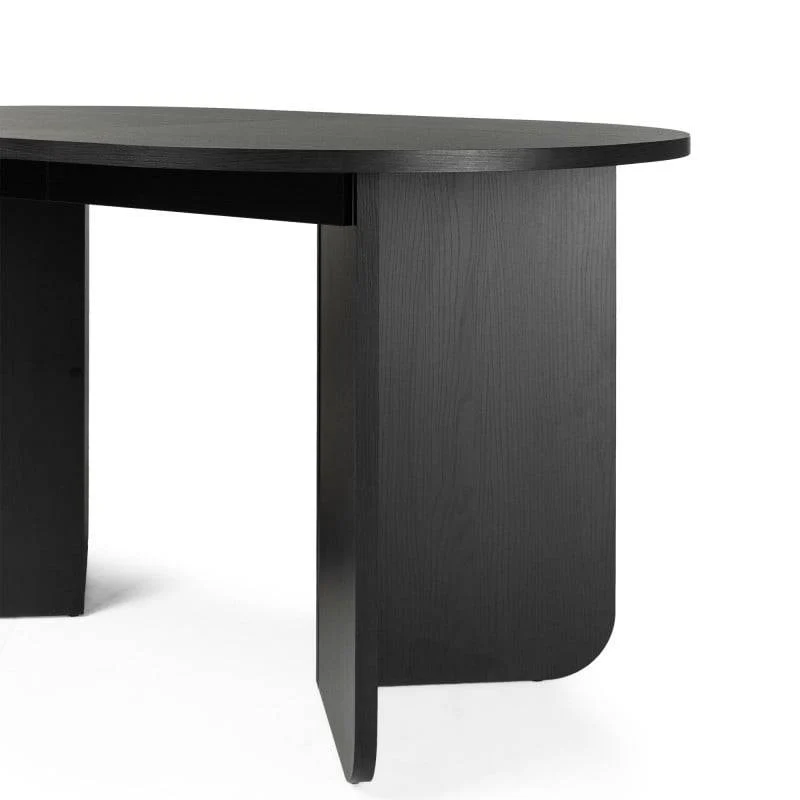 Tavolo MAUT allungabile 140-200 cm, nero struttura legno