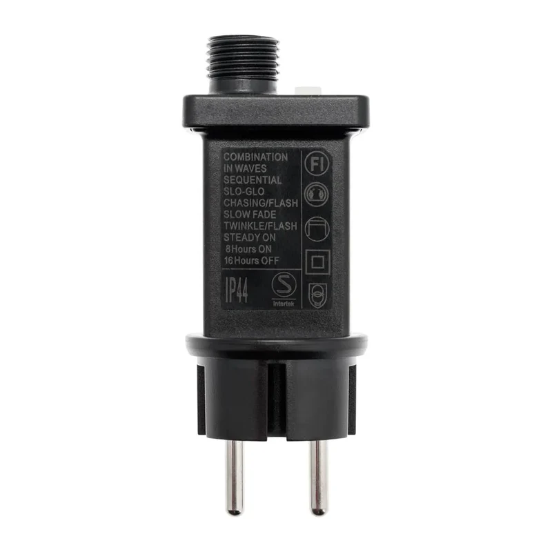 CATENA LUMINOSA 500 LED BIANCO CALDO FILO VERDE CON PANNELLO SOLARE