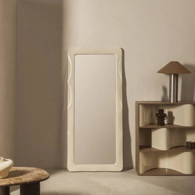 Specchio NOELLA rettangolare 180x80 cm, beige chiaro