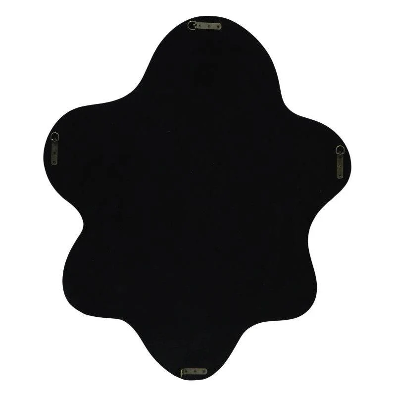 Specchio IZZY sospeso, forma irregolare, marrone chiaro