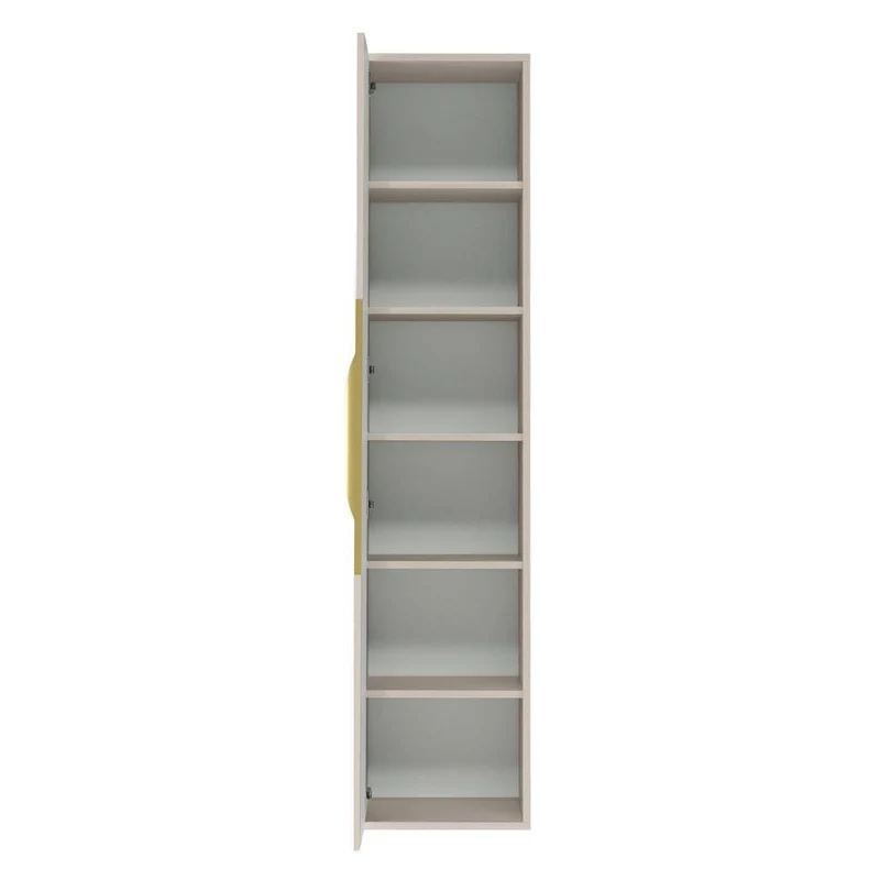 Mobile bagno ANVERS, rigato, maniglia oro, cashmere
