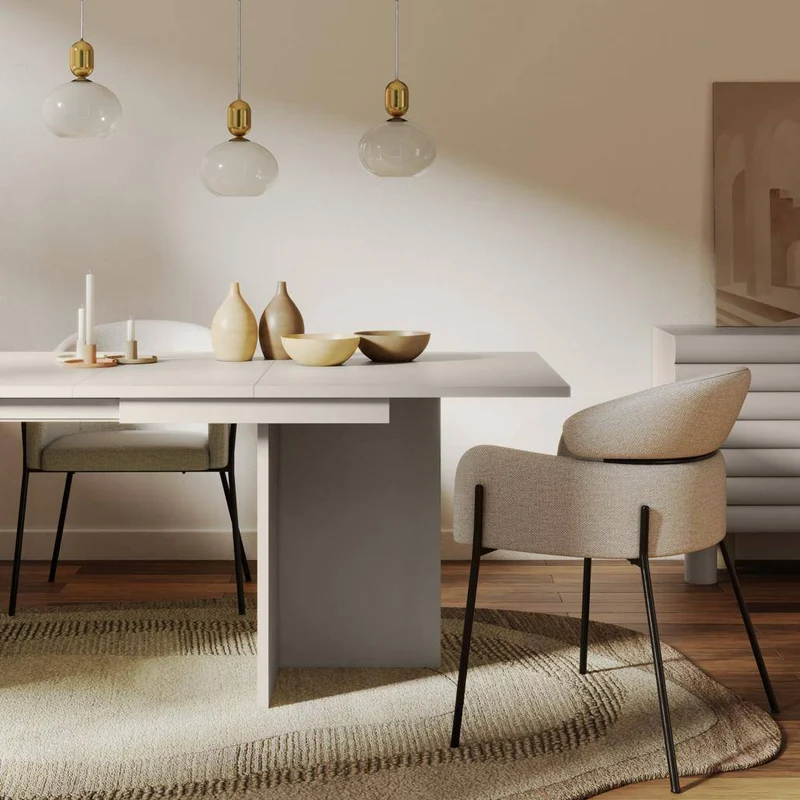 Tavolo allungabile ASH 140-200 cm, cašmire