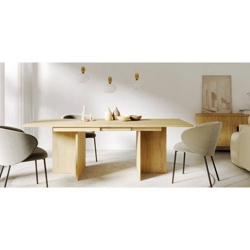 Tavolo allungabile ASH 140-200 cm, rovere Cremona Torro