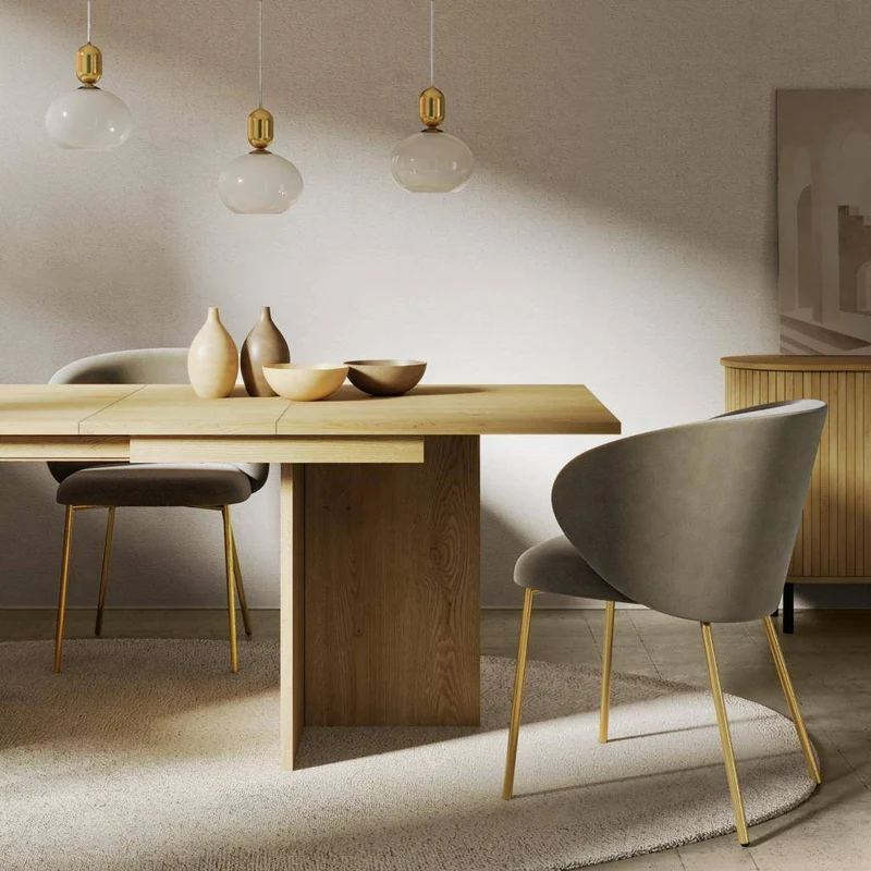 Tavolo allungabile ASH 140-200 cm, rovere Cremona Torro