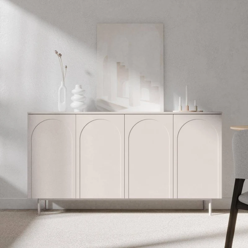 Credenza AESTHETIC quattro ante, cashmere