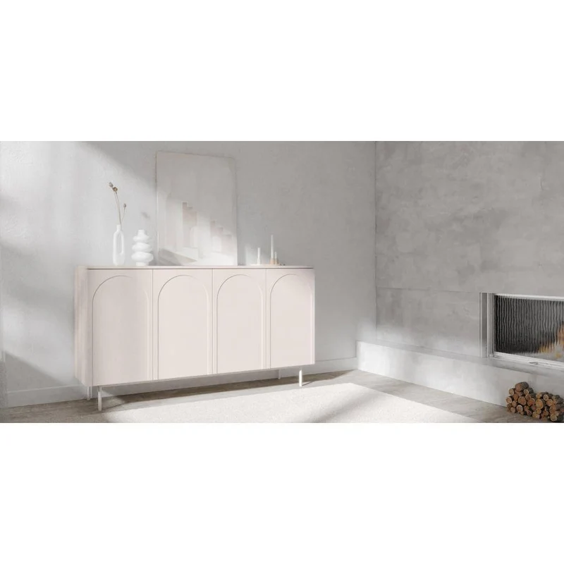 Credenza AESTHETIC quattro ante, cashmere