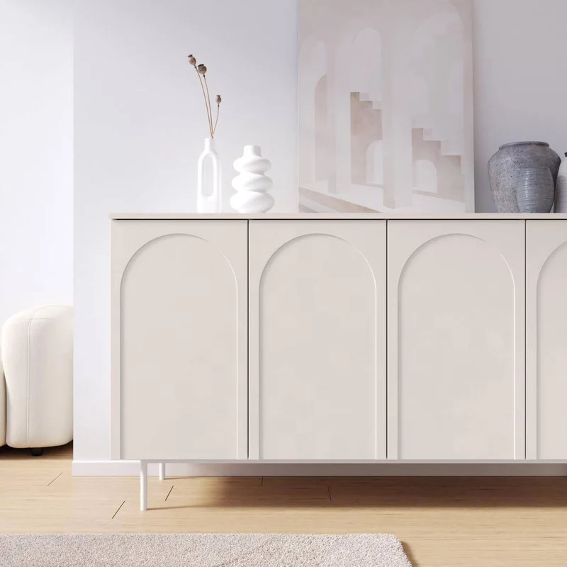 Credenza AESTHETIC quattro ante, cashmere