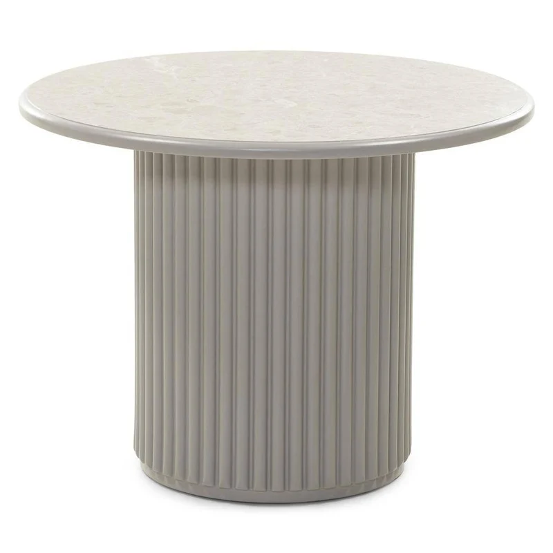 Tavolino ASTI 60 cm, grigio, effetto marmo