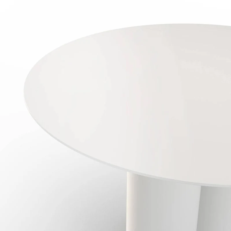 Tavolo da pranzo rotondo COLONA, grigio-beige
