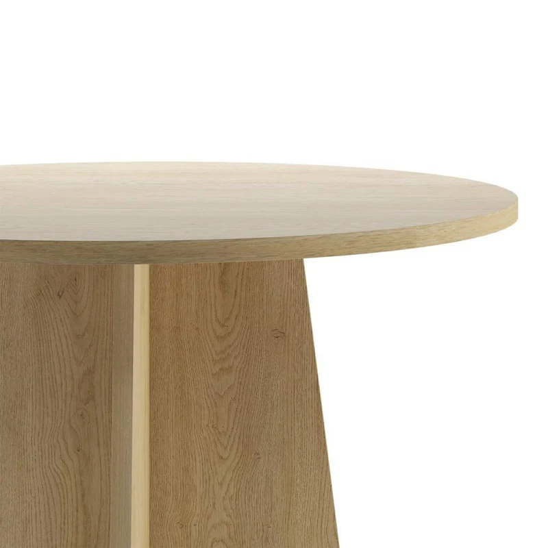Tavolo da pranzo rotondo CRANE, 100 cm, rovere Cremona Torro