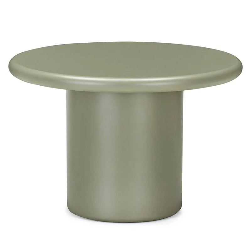 Tavolino da caffè 60 cm HARP, verde oliva, opaco