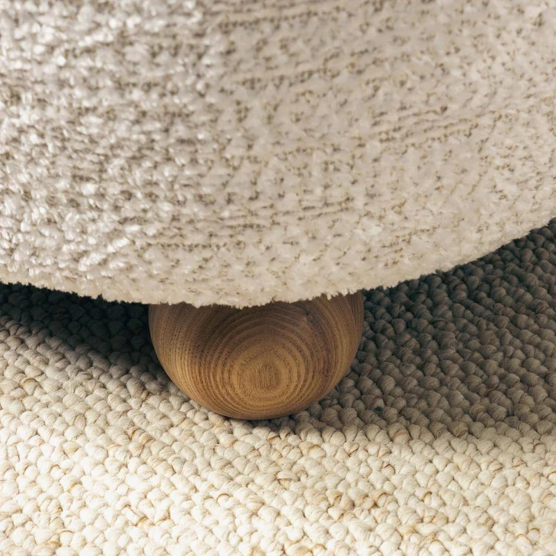 Poltrona Relax IMAMI, Beige, Forme Arrotondate