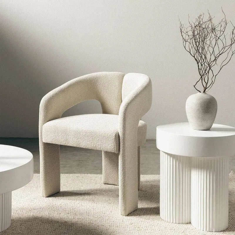 Sedia imbottita JOEL, beige