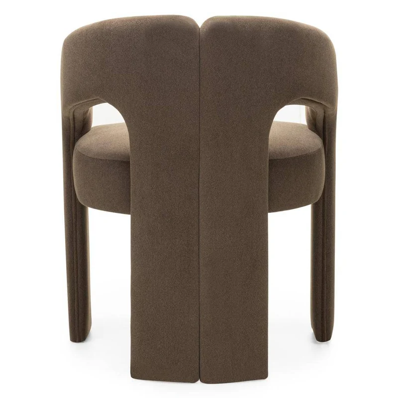 Sedia imbottita JOEL, mocca