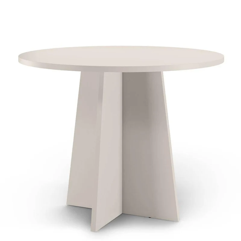 Tavolo da Pranzo Rotondo LALUQ 100 cm Cashmere
