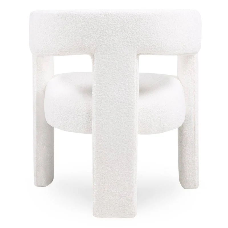 Poltrona Relax LAUREN Crema Bouclé
