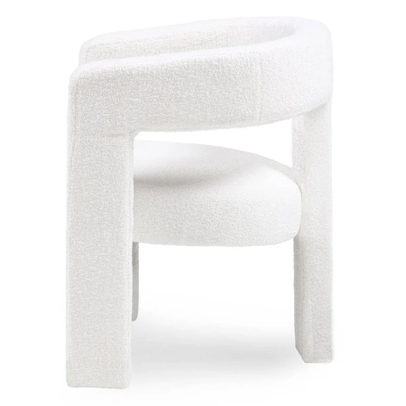 Poltrona Relax LAUREN Crema Bouclé