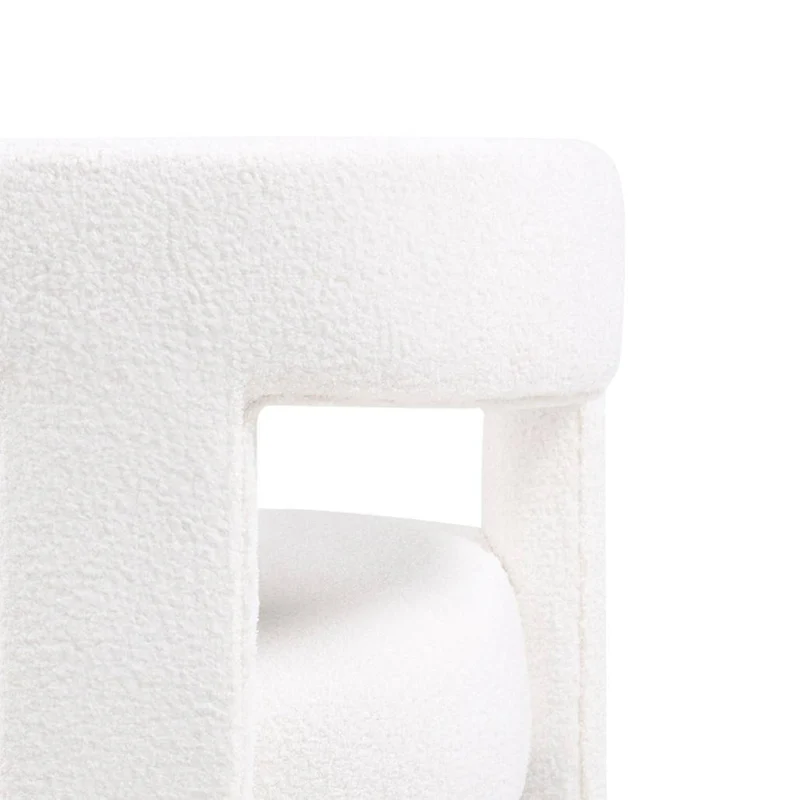 Poltrona Relax LAUREN Crema Bouclé