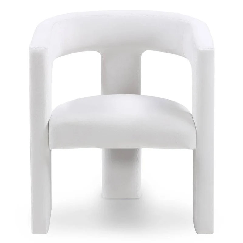 Poltrona Lounge LAUREN VELVET, velluto beige