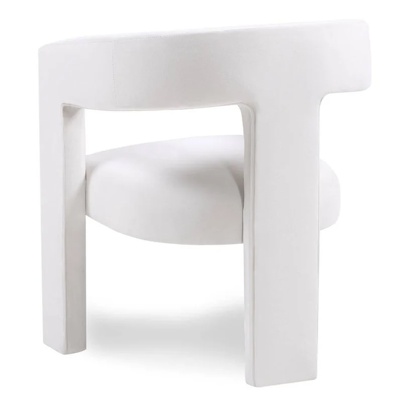 Poltrona Lounge LAUREN VELVET, velluto beige