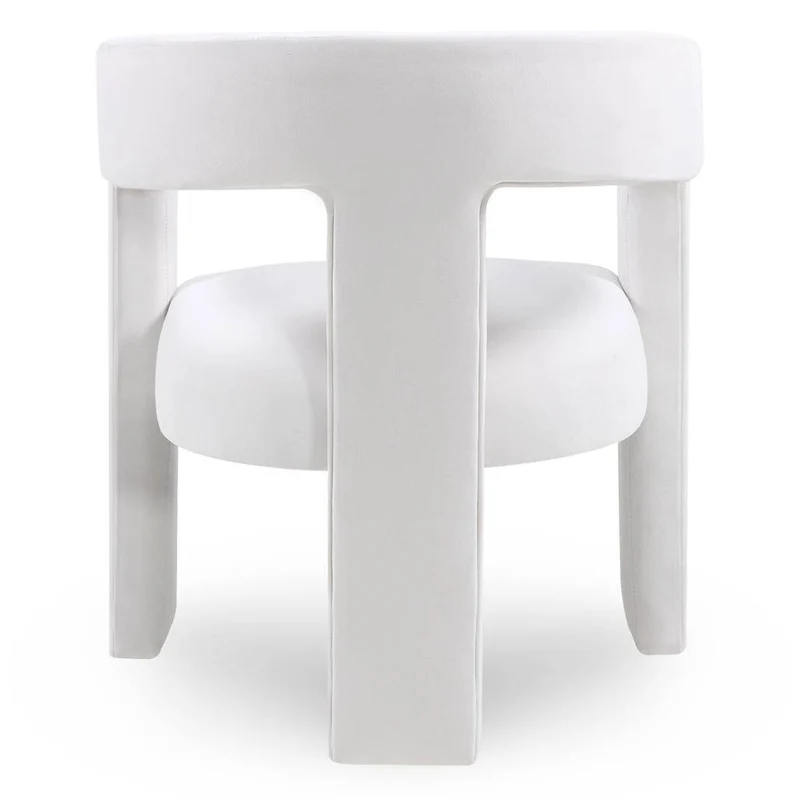 Poltrona Lounge LAUREN VELVET, velluto beige
