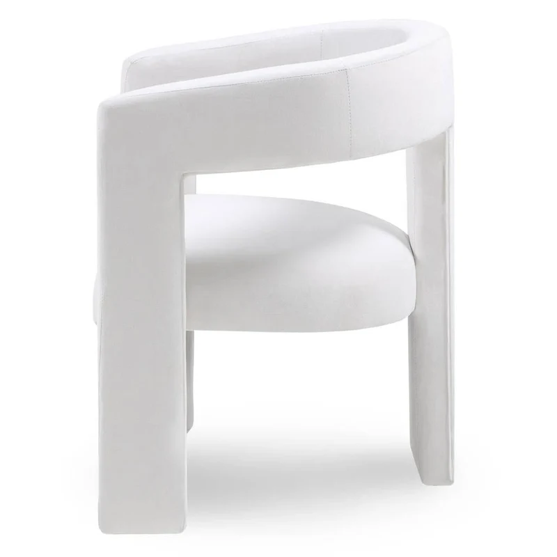 Poltrona Lounge LAUREN VELVET, velluto beige