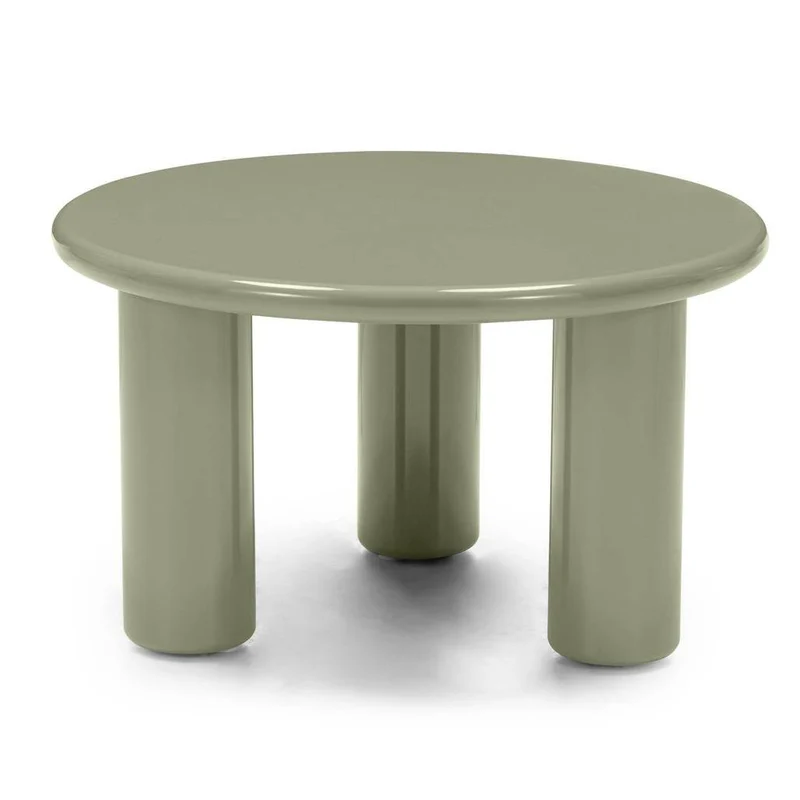 Tavolino Caffè LECREL 60 cm, oliva, lucido