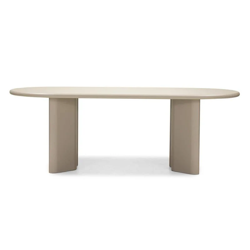 Tavolo da pranzo LOREN 220 cm, beige scuro, ovale