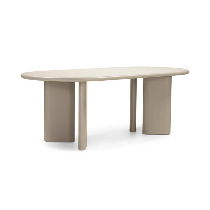 Tavolo da pranzo LOREN 220 cm, beige scuro, ovale