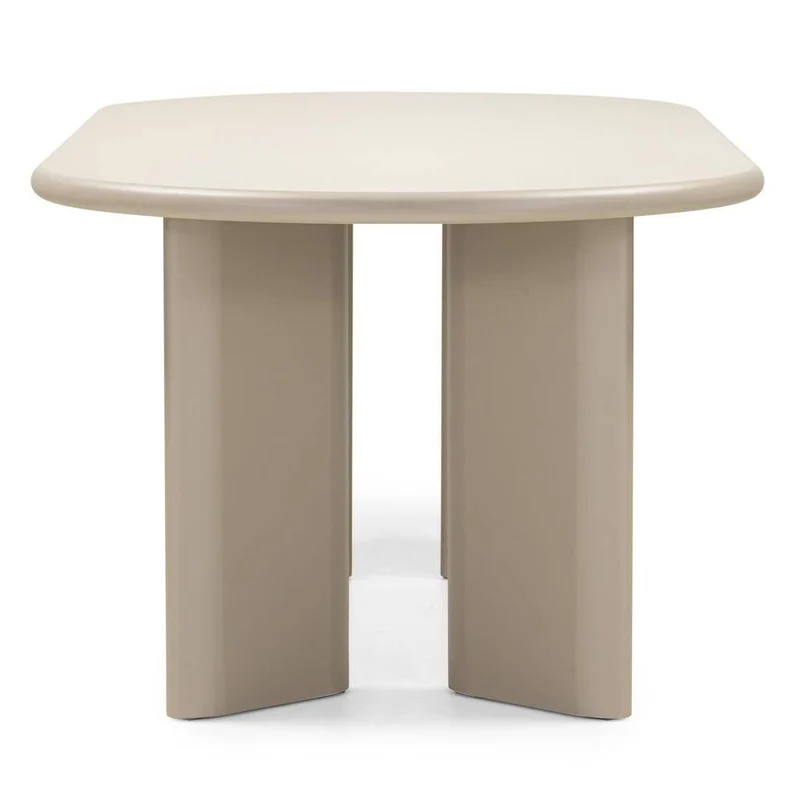 Tavolo da pranzo LOREN 220 cm, beige scuro, ovale