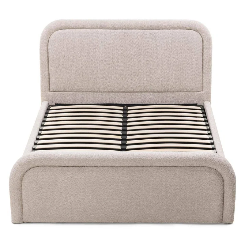 Letto imbottito LORENZ 160x200 cm beige