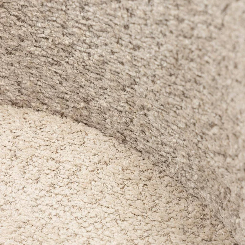 Sedia da pranzo LUEUR, beige, gambe nere
